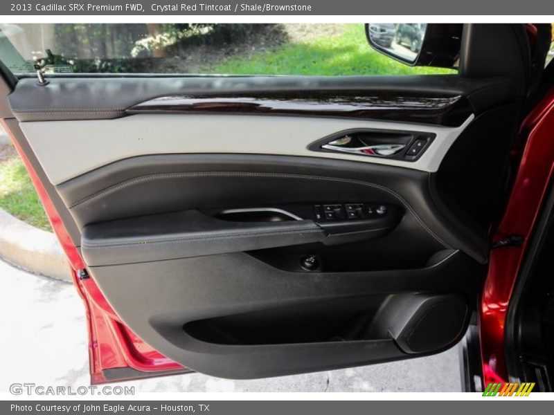 Crystal Red Tintcoat / Shale/Brownstone 2013 Cadillac SRX Premium FWD