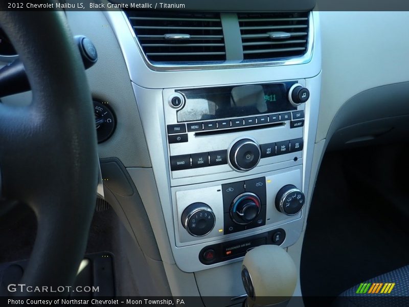 Black Granite Metallic / Titanium 2012 Chevrolet Malibu LS