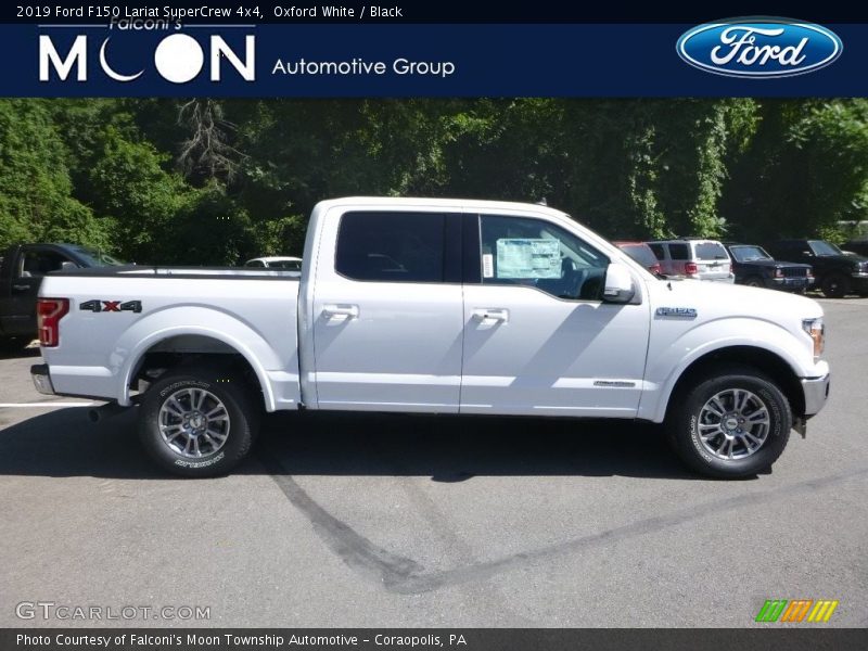 Oxford White / Black 2019 Ford F150 Lariat SuperCrew 4x4