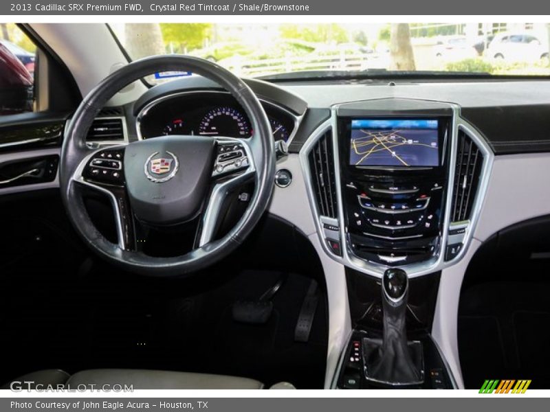 Crystal Red Tintcoat / Shale/Brownstone 2013 Cadillac SRX Premium FWD