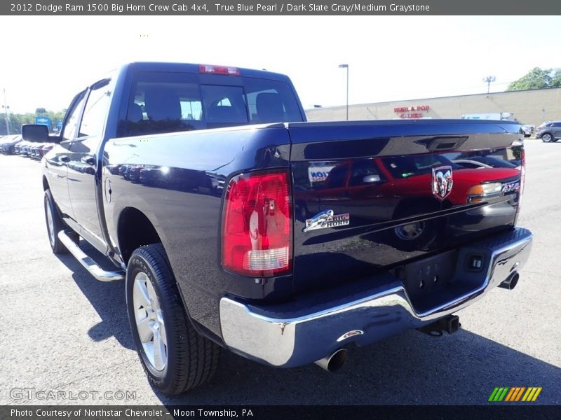 True Blue Pearl / Dark Slate Gray/Medium Graystone 2012 Dodge Ram 1500 Big Horn Crew Cab 4x4