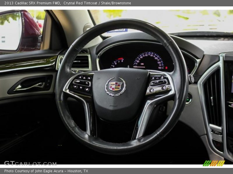 Crystal Red Tintcoat / Shale/Brownstone 2013 Cadillac SRX Premium FWD