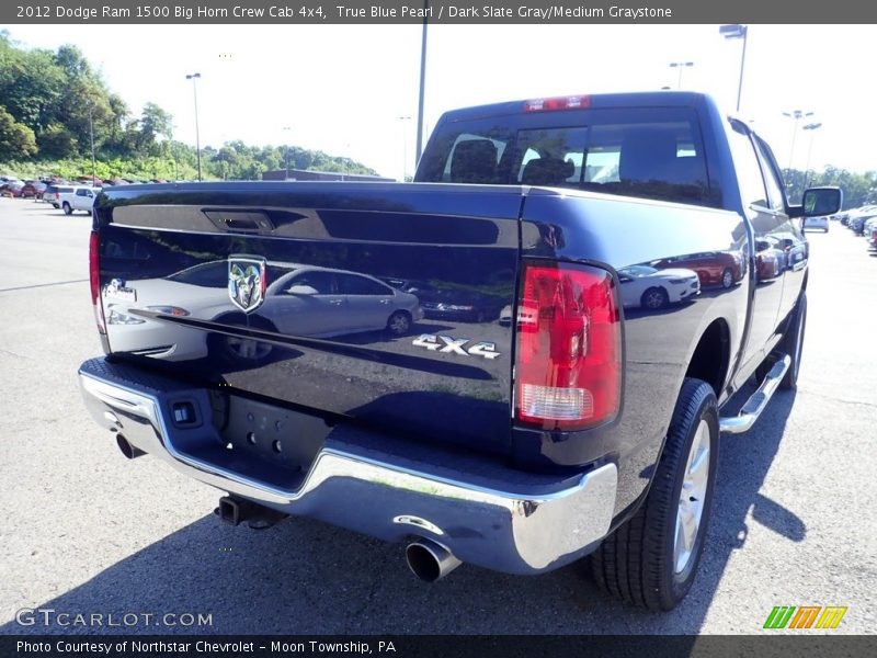 True Blue Pearl / Dark Slate Gray/Medium Graystone 2012 Dodge Ram 1500 Big Horn Crew Cab 4x4
