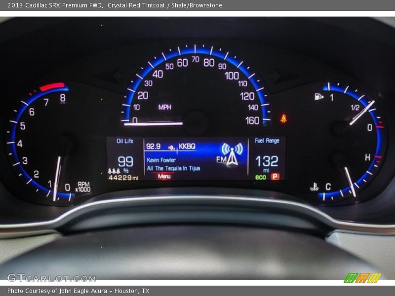 Crystal Red Tintcoat / Shale/Brownstone 2013 Cadillac SRX Premium FWD