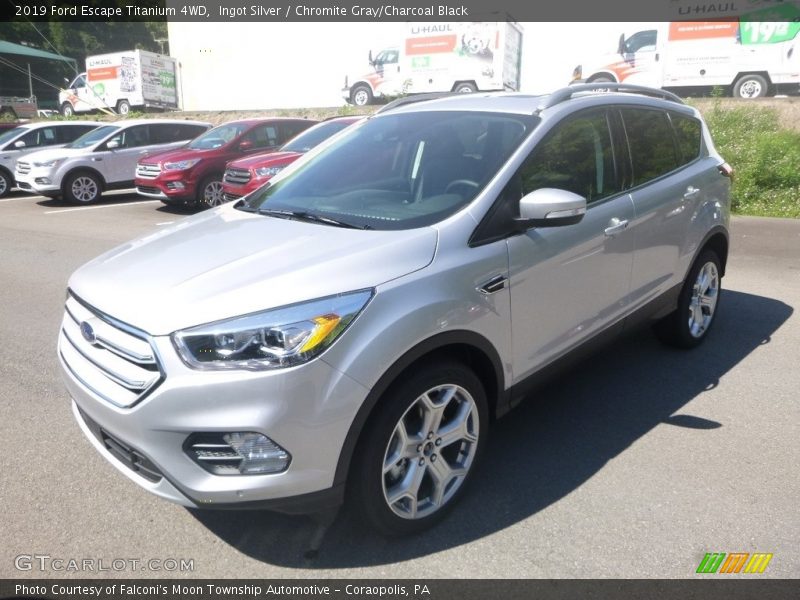 Ingot Silver / Chromite Gray/Charcoal Black 2019 Ford Escape Titanium 4WD