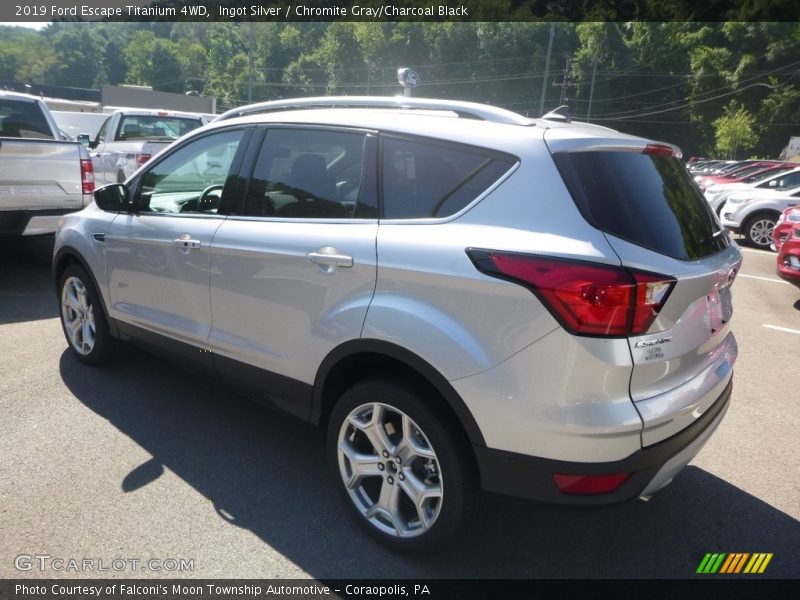 Ingot Silver / Chromite Gray/Charcoal Black 2019 Ford Escape Titanium 4WD