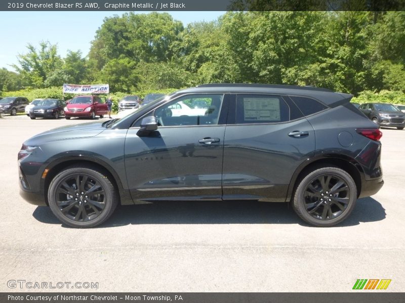 Graphite Metallic / Jet Black 2019 Chevrolet Blazer RS AWD