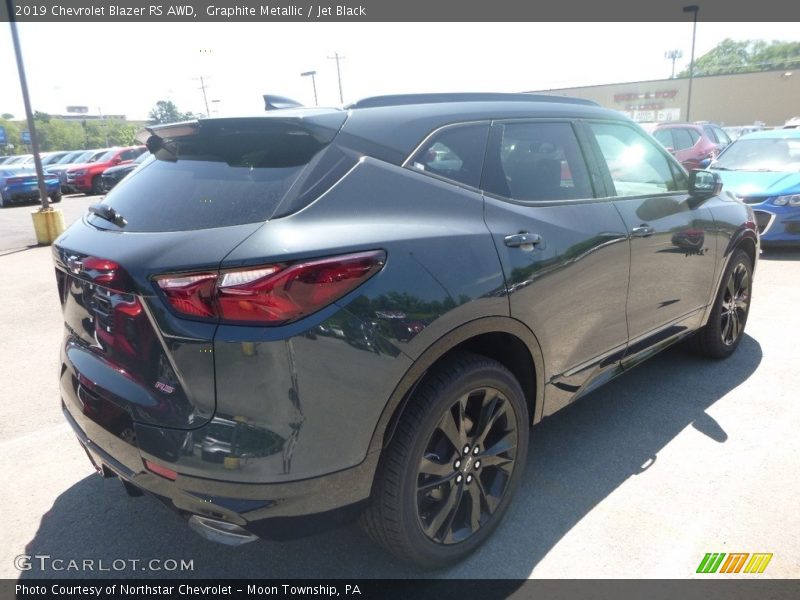 Graphite Metallic / Jet Black 2019 Chevrolet Blazer RS AWD
