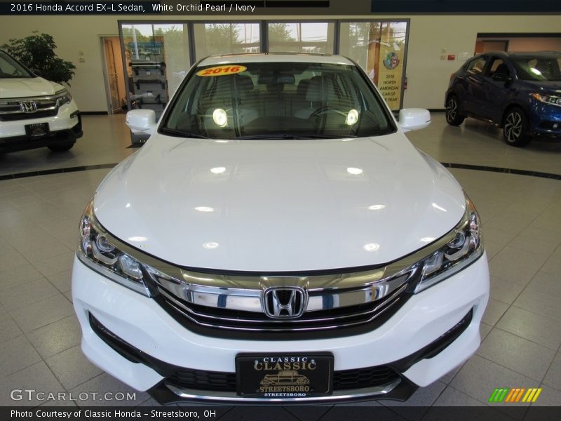 White Orchid Pearl / Ivory 2016 Honda Accord EX-L Sedan