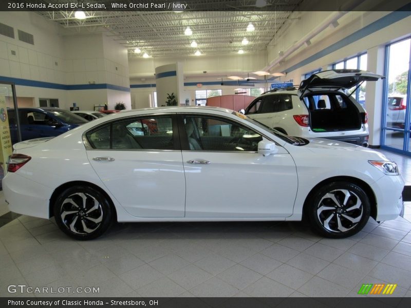 White Orchid Pearl / Ivory 2016 Honda Accord EX-L Sedan