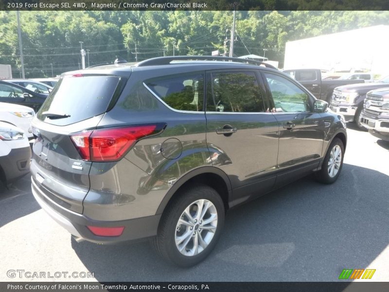 Magnetic / Chromite Gray/Charcoal Black 2019 Ford Escape SEL 4WD