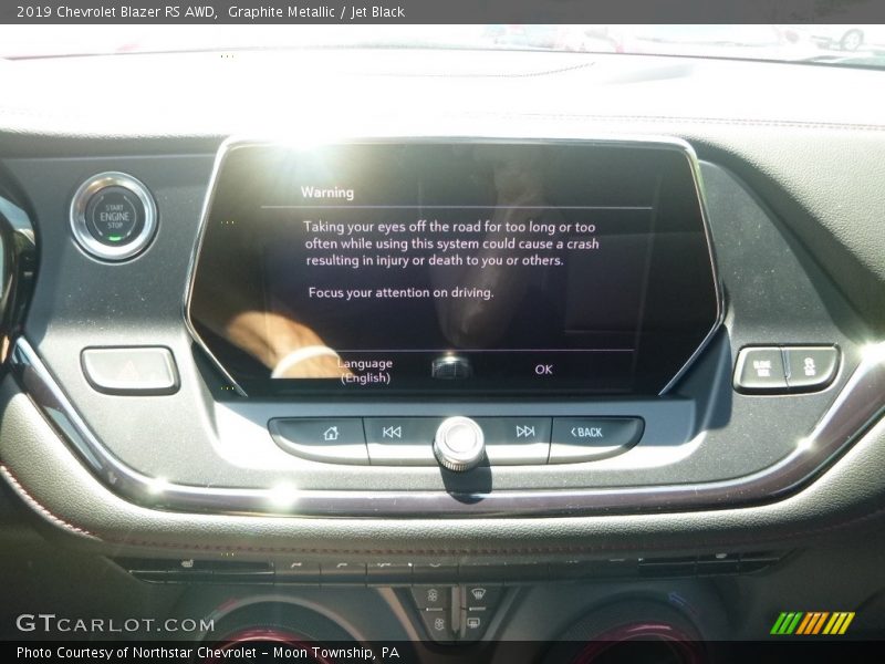Graphite Metallic / Jet Black 2019 Chevrolet Blazer RS AWD