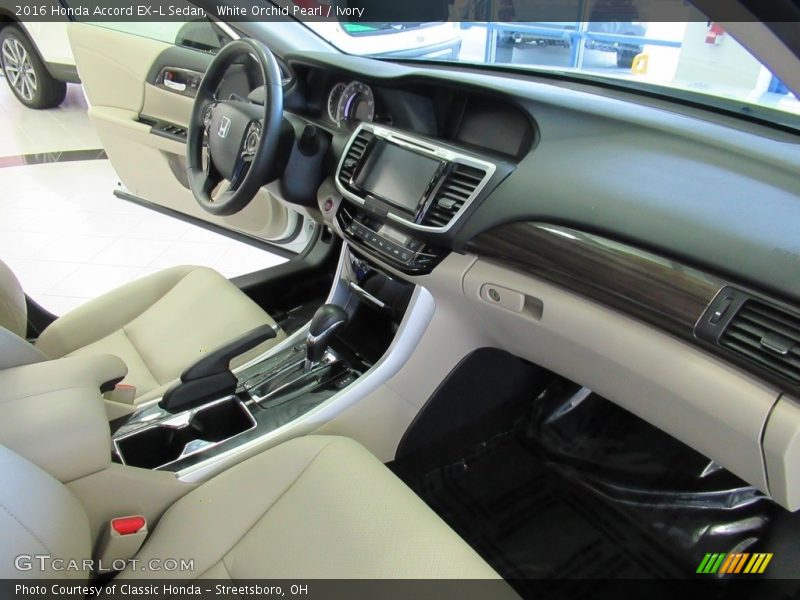 White Orchid Pearl / Ivory 2016 Honda Accord EX-L Sedan