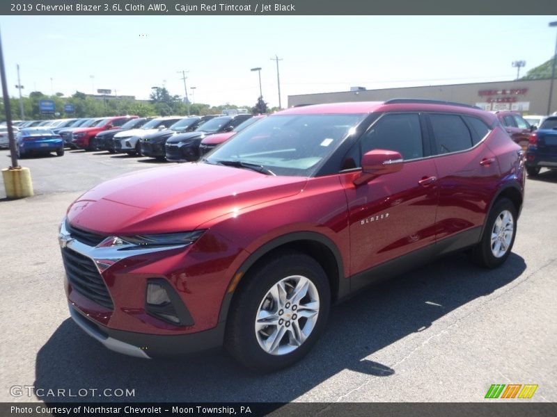 Cajun Red Tintcoat / Jet Black 2019 Chevrolet Blazer 3.6L Cloth AWD