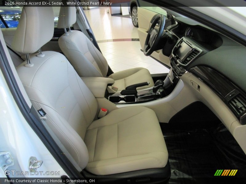 White Orchid Pearl / Ivory 2016 Honda Accord EX-L Sedan