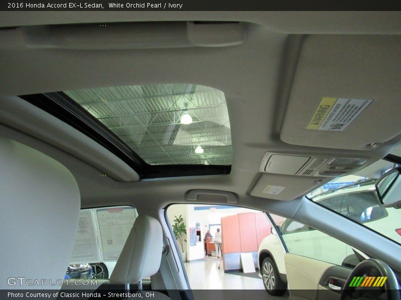 White Orchid Pearl / Ivory 2016 Honda Accord EX-L Sedan