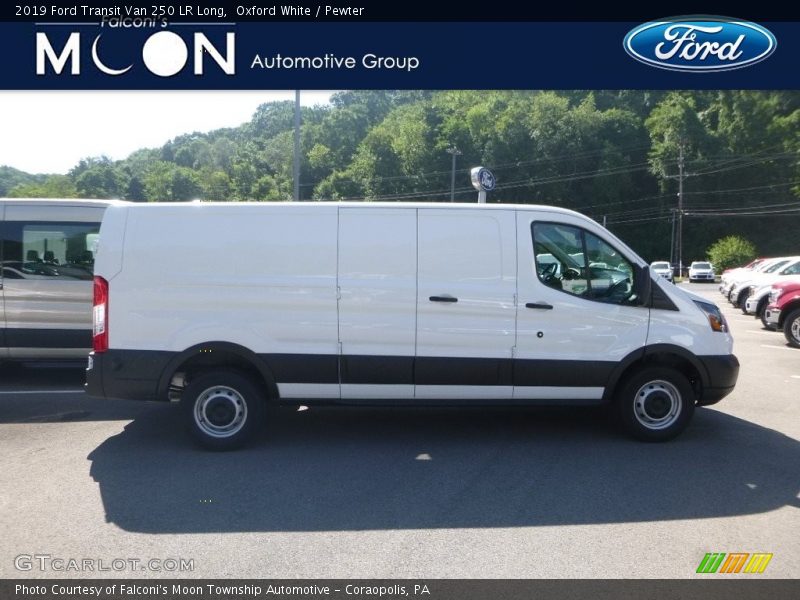 Oxford White / Pewter 2019 Ford Transit Van 250 LR Long