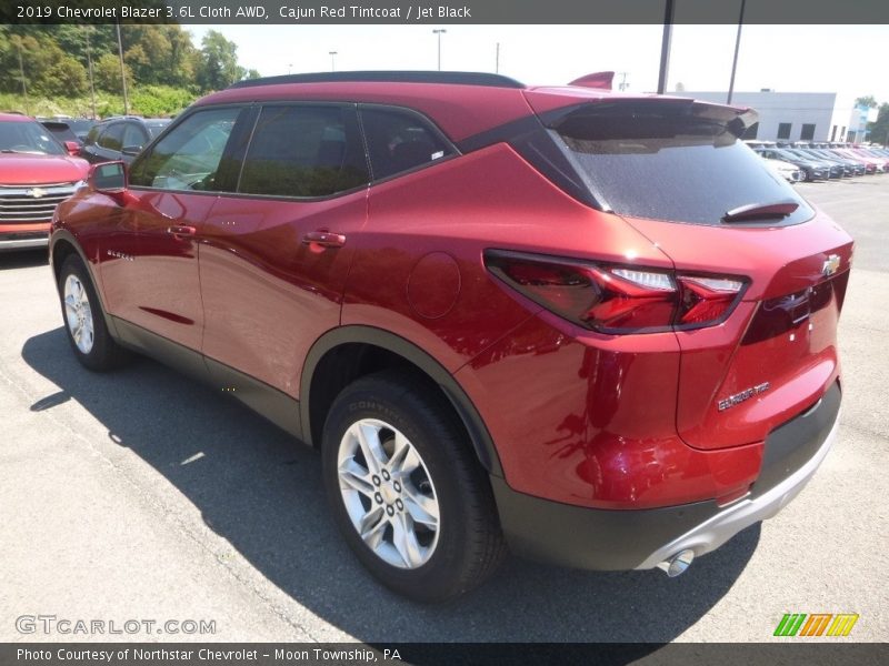Cajun Red Tintcoat / Jet Black 2019 Chevrolet Blazer 3.6L Cloth AWD