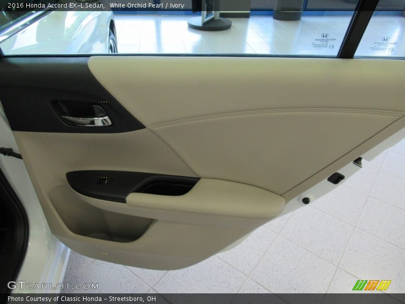 White Orchid Pearl / Ivory 2016 Honda Accord EX-L Sedan