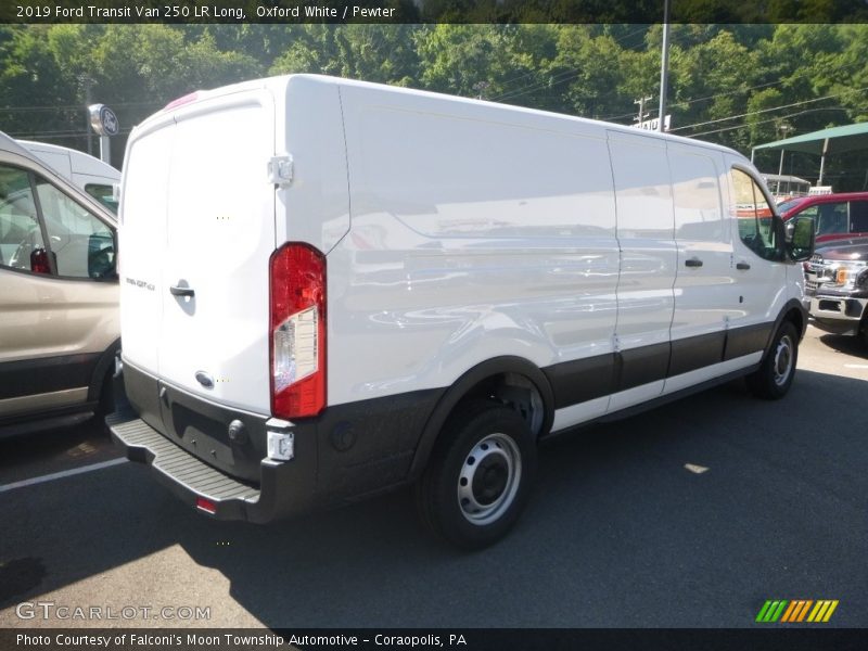 Oxford White / Pewter 2019 Ford Transit Van 250 LR Long