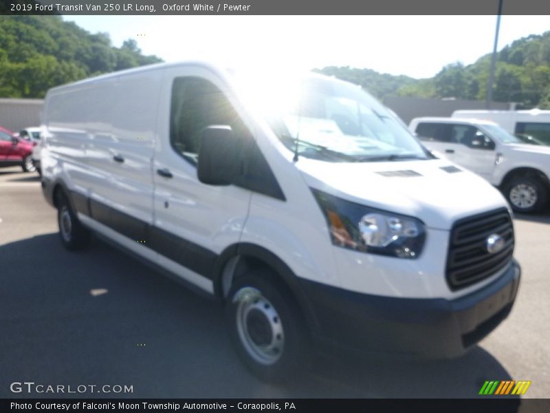 Oxford White / Pewter 2019 Ford Transit Van 250 LR Long