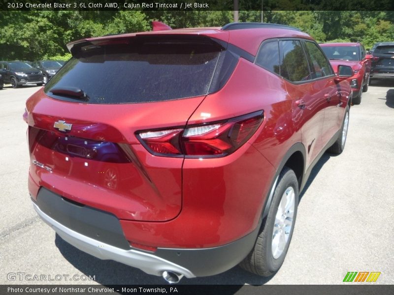 Cajun Red Tintcoat / Jet Black 2019 Chevrolet Blazer 3.6L Cloth AWD