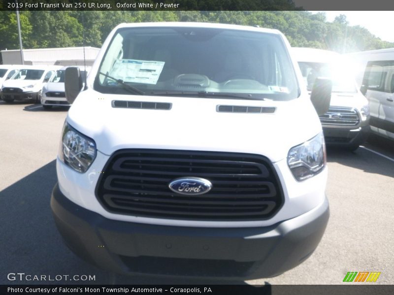 Oxford White / Pewter 2019 Ford Transit Van 250 LR Long