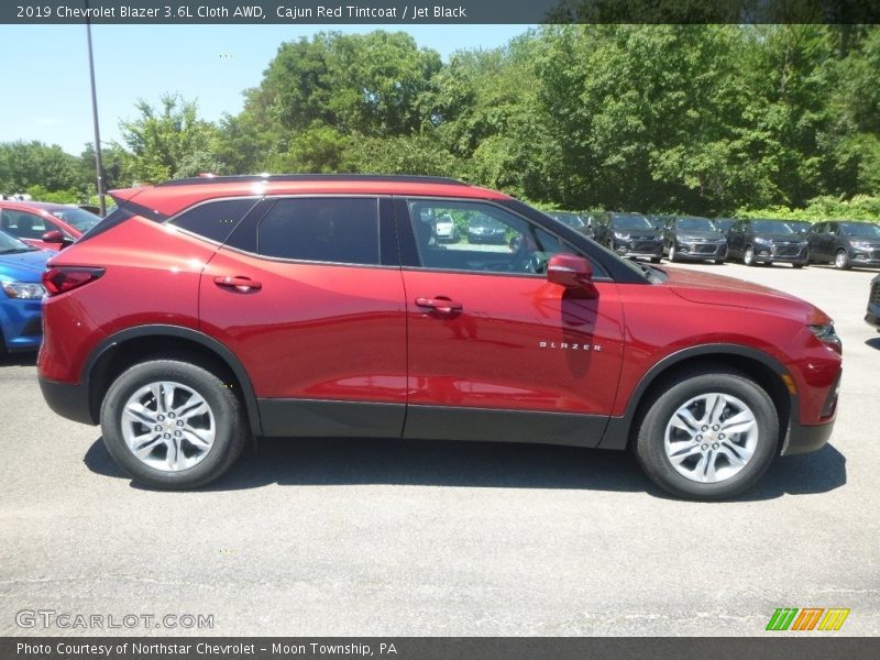 Cajun Red Tintcoat / Jet Black 2019 Chevrolet Blazer 3.6L Cloth AWD