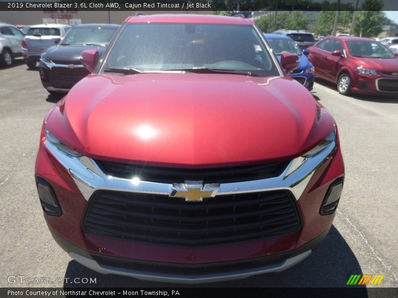 Cajun Red Tintcoat / Jet Black 2019 Chevrolet Blazer 3.6L Cloth AWD
