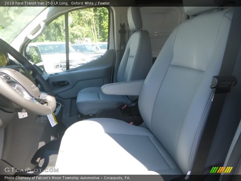 Oxford White / Pewter 2019 Ford Transit Van 250 LR Long