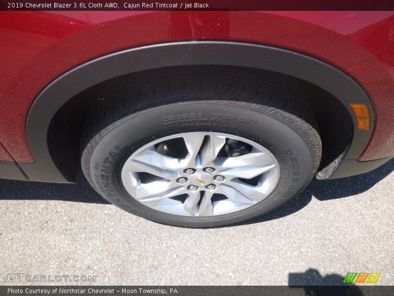 Cajun Red Tintcoat / Jet Black 2019 Chevrolet Blazer 3.6L Cloth AWD