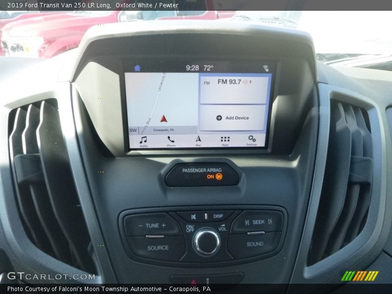 Controls of 2019 Transit Van 250 LR Long