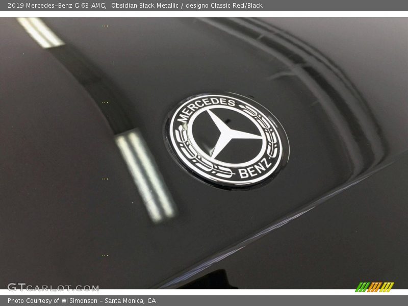 Obsidian Black Metallic / designo Classic Red/Black 2019 Mercedes-Benz G 63 AMG