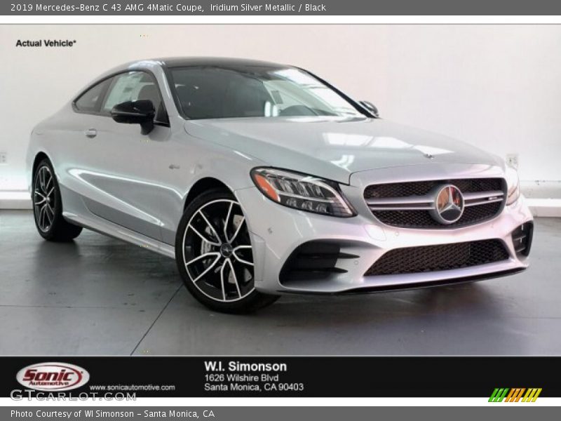 Iridium Silver Metallic / Black 2019 Mercedes-Benz C 43 AMG 4Matic Coupe
