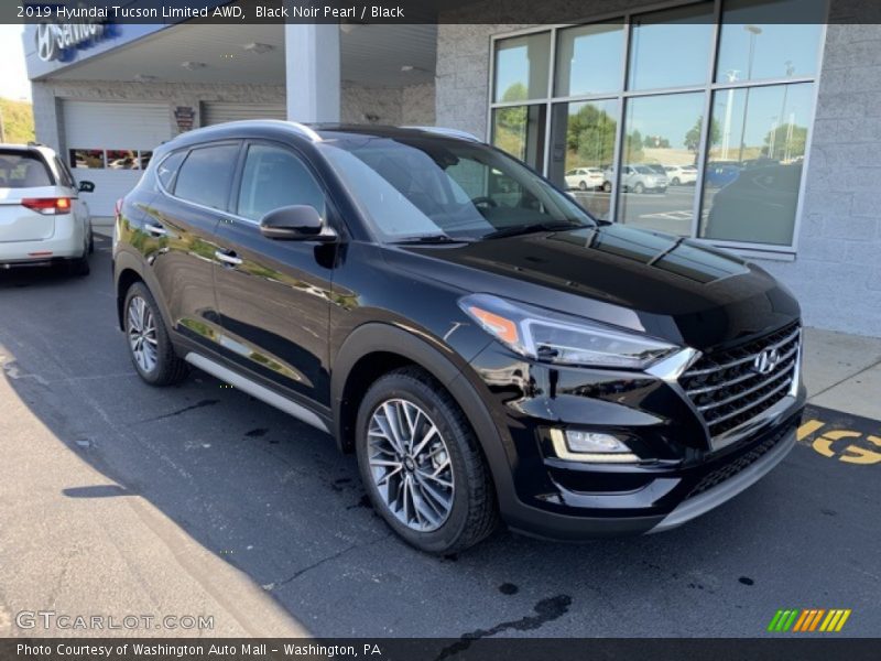 Black Noir Pearl / Black 2019 Hyundai Tucson Limited AWD