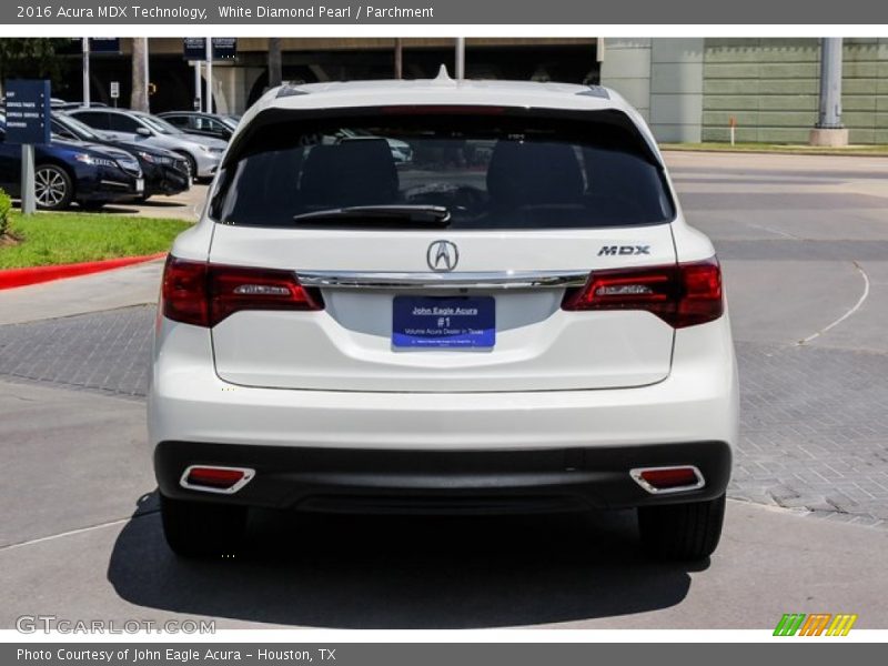 White Diamond Pearl / Parchment 2016 Acura MDX Technology