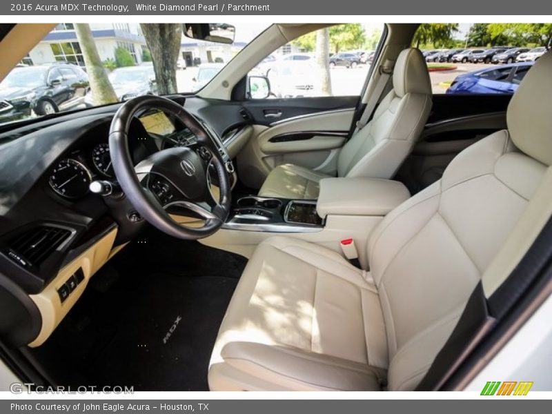 White Diamond Pearl / Parchment 2016 Acura MDX Technology