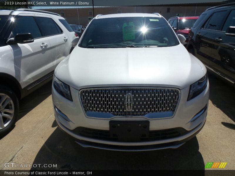 White Platinum / Ebony 2019 Lincoln MKC Select