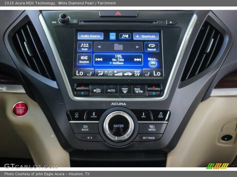 White Diamond Pearl / Parchment 2016 Acura MDX Technology