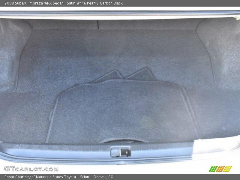 Satin White Pearl / Carbon Black 2008 Subaru Impreza WRX Sedan