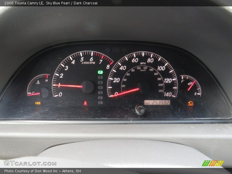 Sky Blue Pearl / Dark Charcoal 2006 Toyota Camry LE