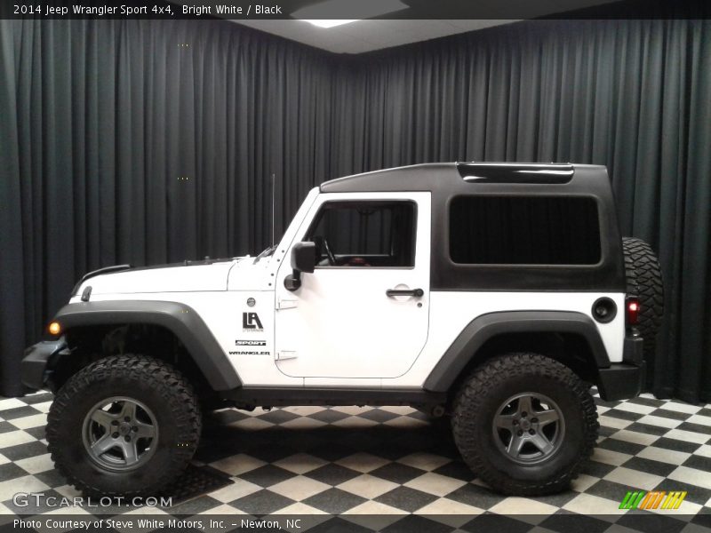 Bright White / Black 2014 Jeep Wrangler Sport 4x4