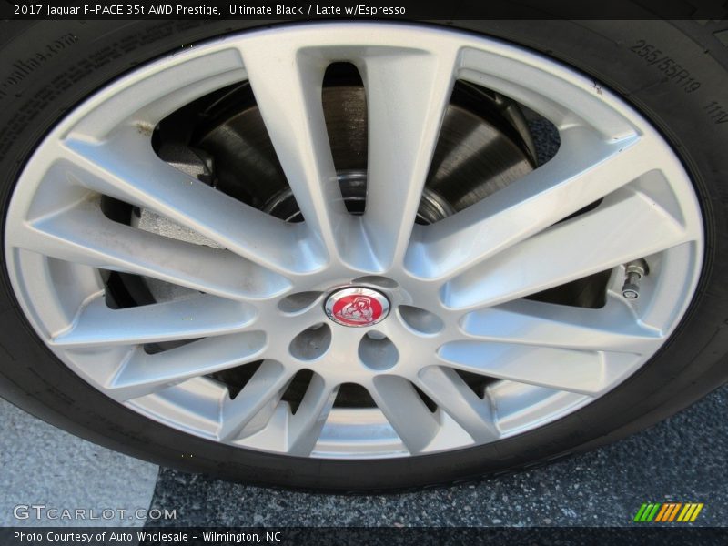 Ultimate Black / Latte w/Espresso 2017 Jaguar F-PACE 35t AWD Prestige