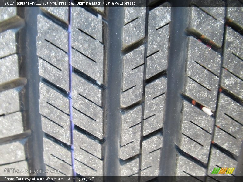 Ultimate Black / Latte w/Espresso 2017 Jaguar F-PACE 35t AWD Prestige