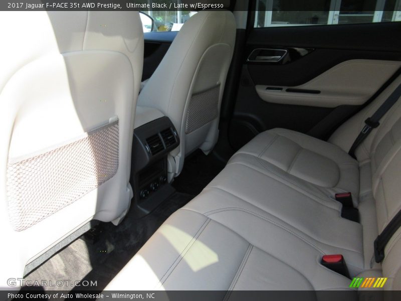 Ultimate Black / Latte w/Espresso 2017 Jaguar F-PACE 35t AWD Prestige