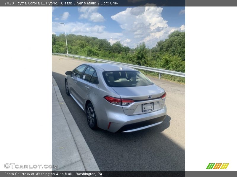 Classic Silver Metallic / Light Gray 2020 Toyota Corolla LE Hybrid