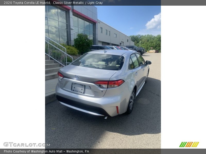 Classic Silver Metallic / Light Gray 2020 Toyota Corolla LE Hybrid
