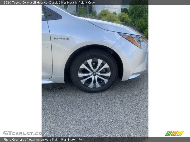 Classic Silver Metallic / Light Gray 2020 Toyota Corolla LE Hybrid