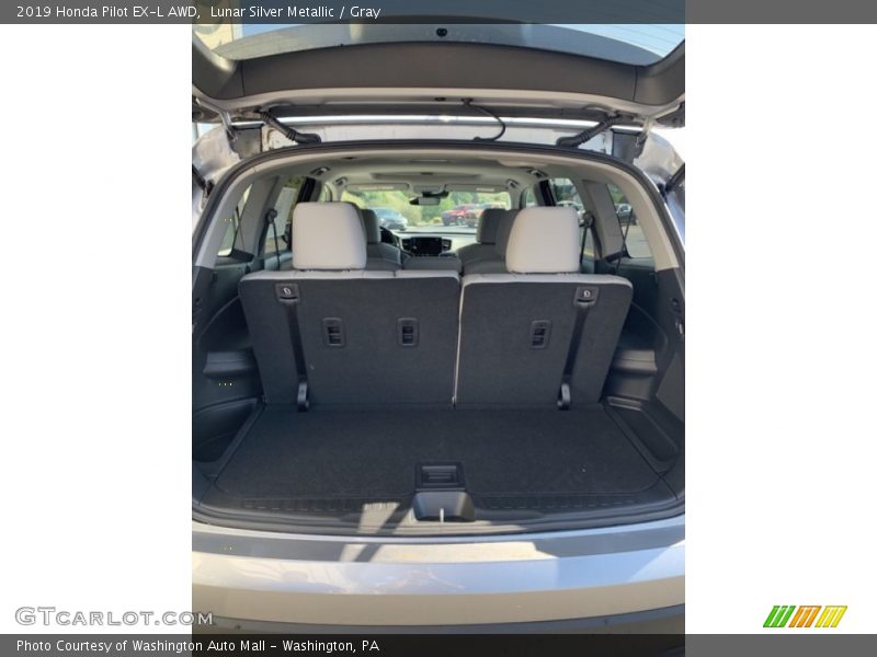 Lunar Silver Metallic / Gray 2019 Honda Pilot EX-L AWD