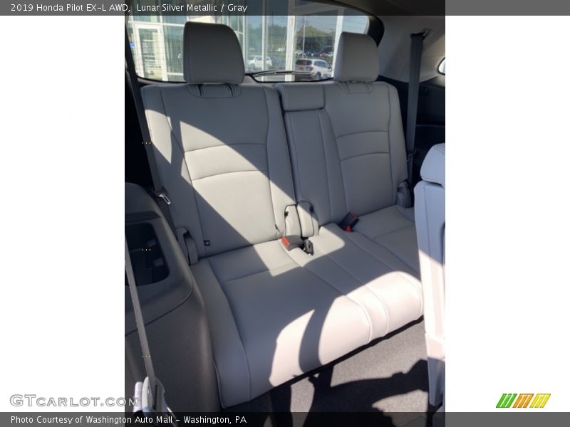 Lunar Silver Metallic / Gray 2019 Honda Pilot EX-L AWD